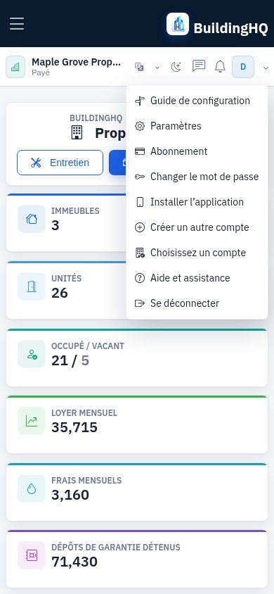 Installez BuildingHQ. Emportez-le dans l’immeuble.