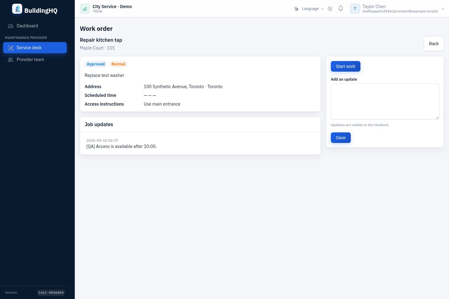 Your clients. Your own service desk.